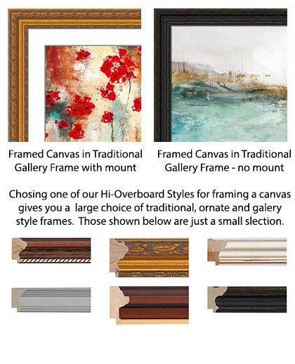 canvas frames - traditional